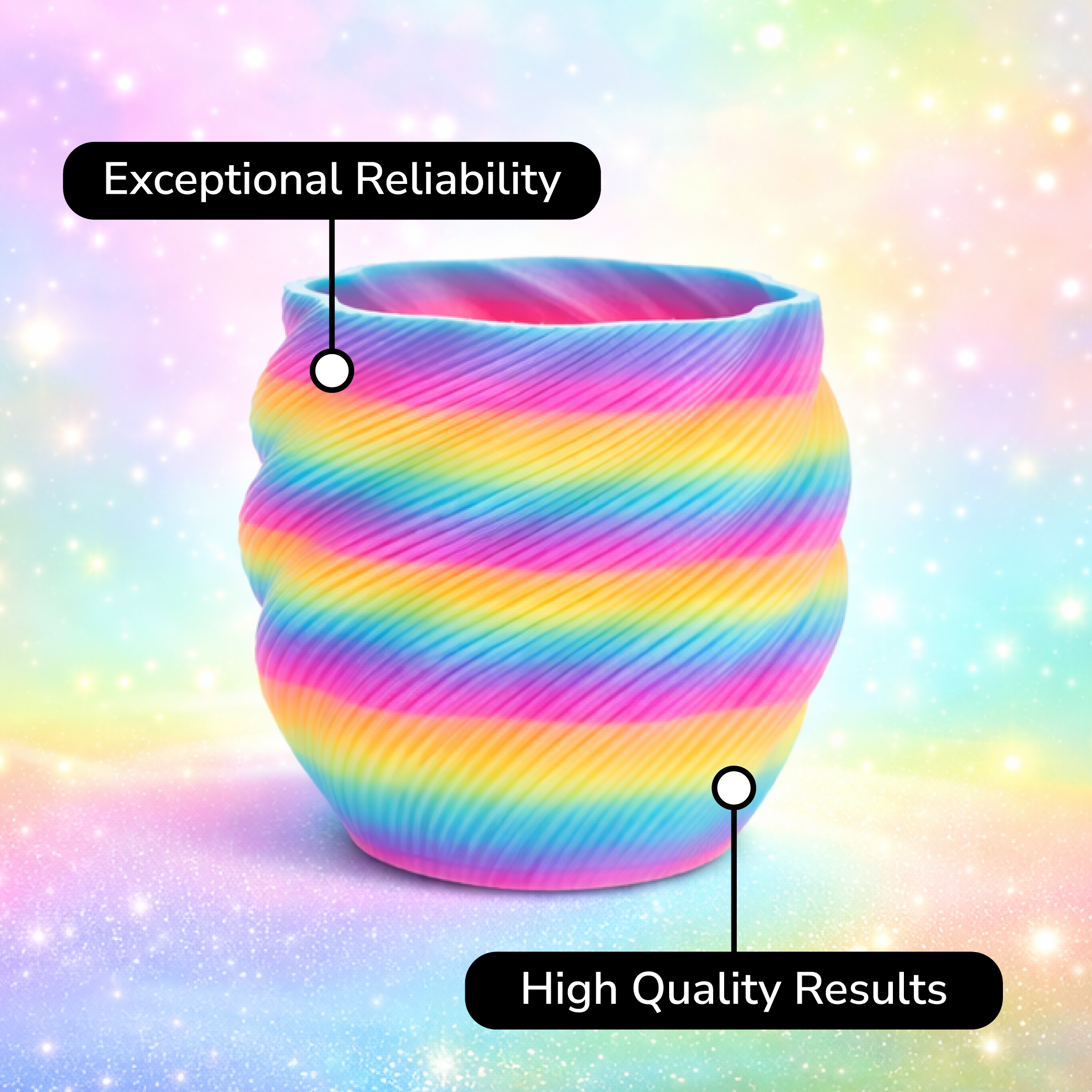 Panchroma™ Gradient Luminous Rainbow PLA